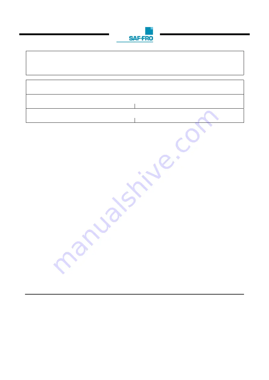 Saf-Fro PRESTOTIG 200 AC/DC Operator'S Manual Download Page 4