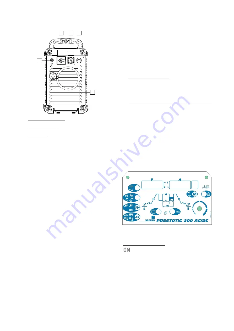 Saf-Fro PRESTOTIG 200 AC/DC Operator'S Manual Download Page 320