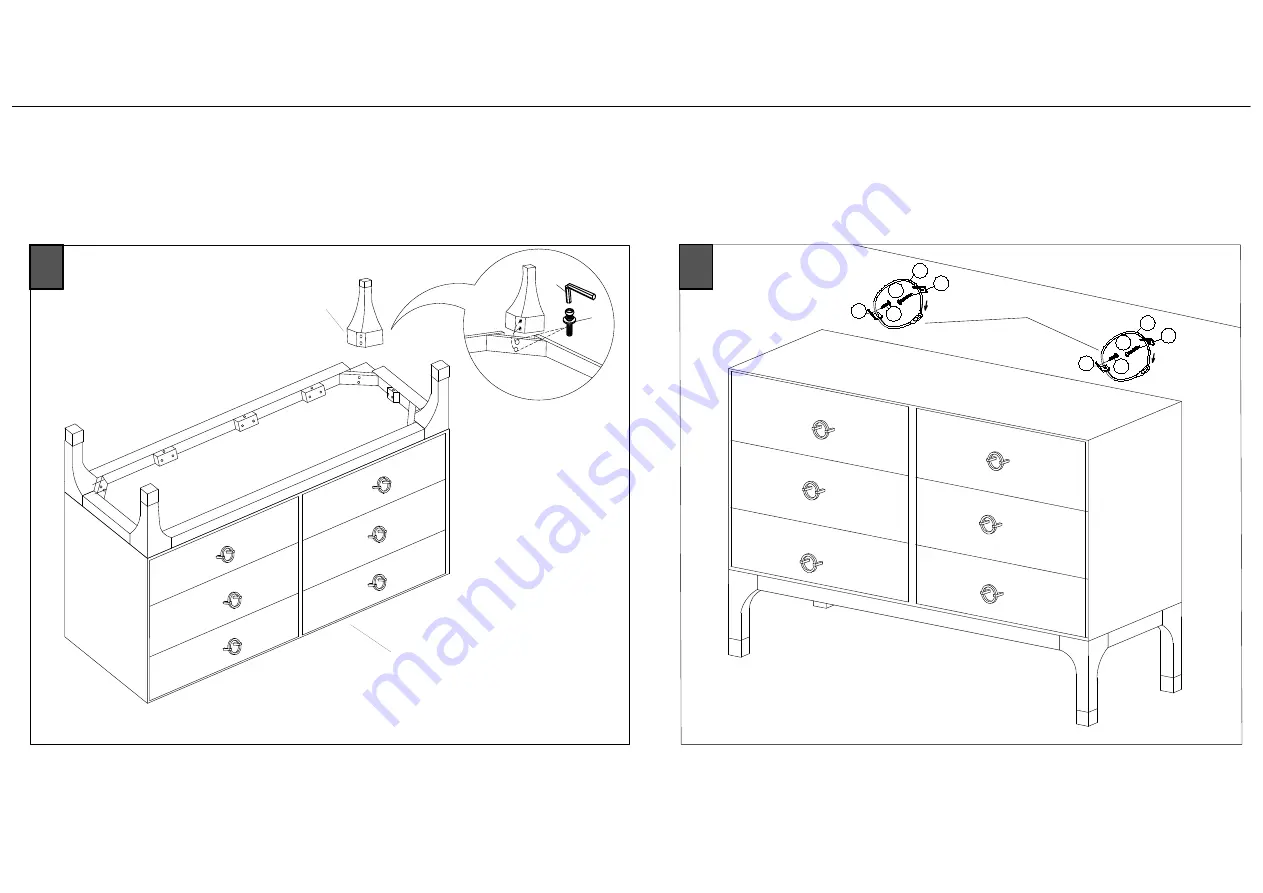 SAFAVIEH COUTURE Lorna SFV2104 Assembly Download Page 2