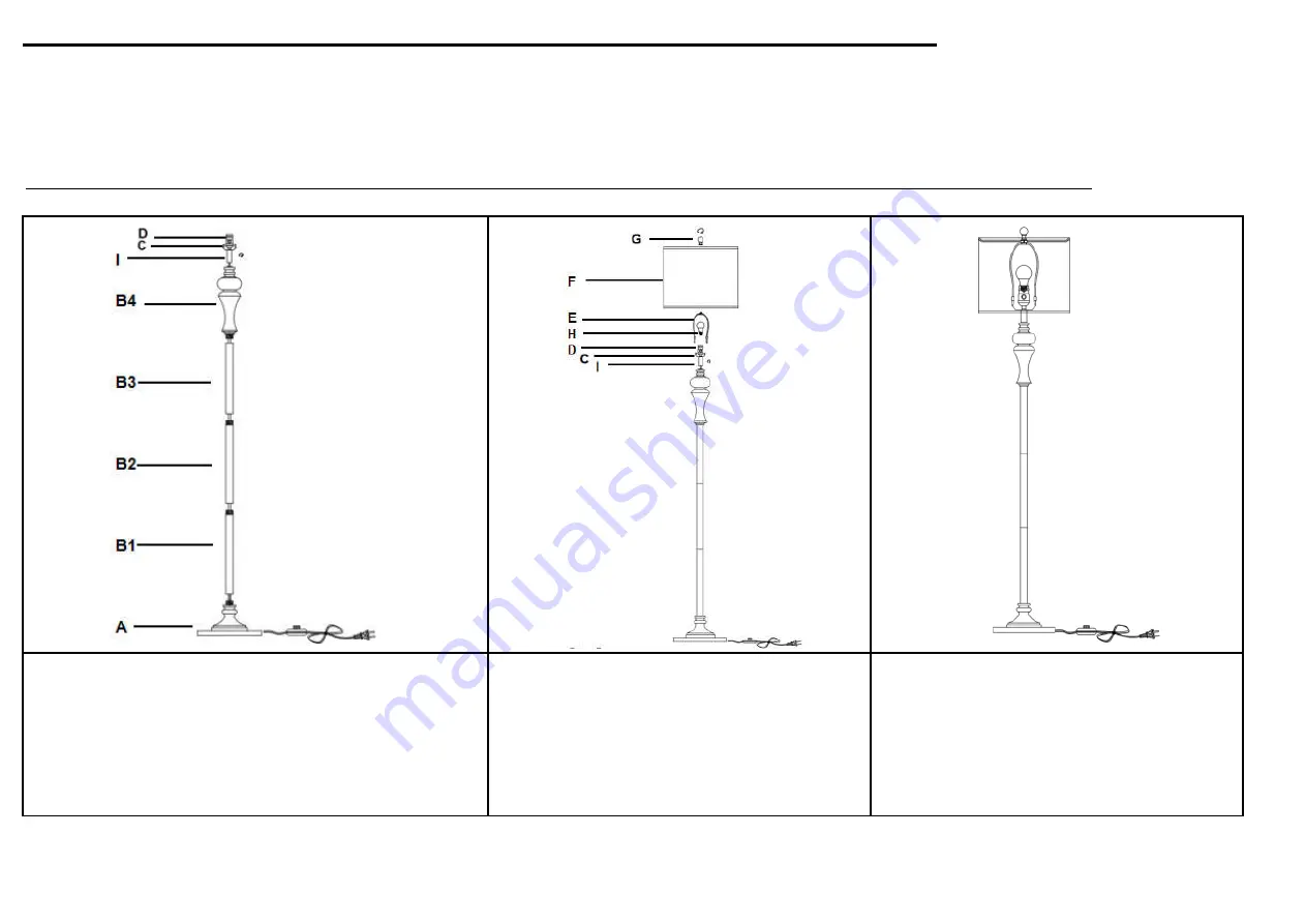 Safavieh Lighting NORLA FLL4082A Скачать руководство пользователя страница 2