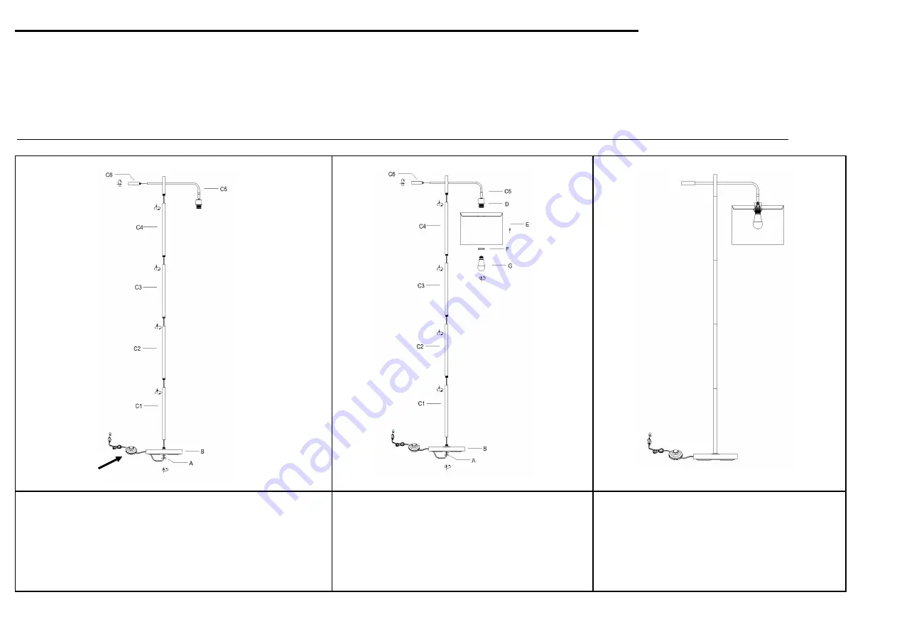 Safavieh Lighting THERA FLL4130 Manual Download Page 2