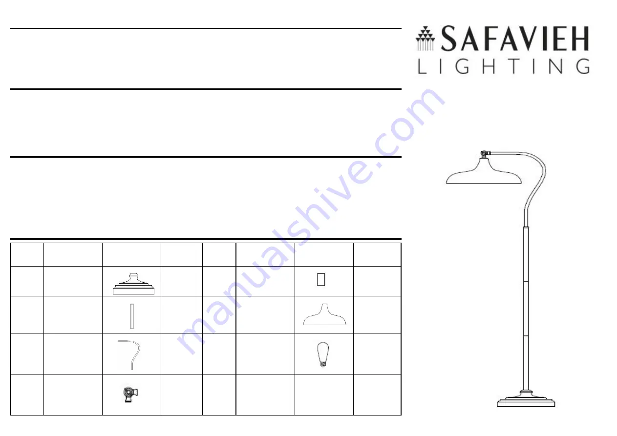 Safavieh FLL4046 Quick Start Manual Download Page 1