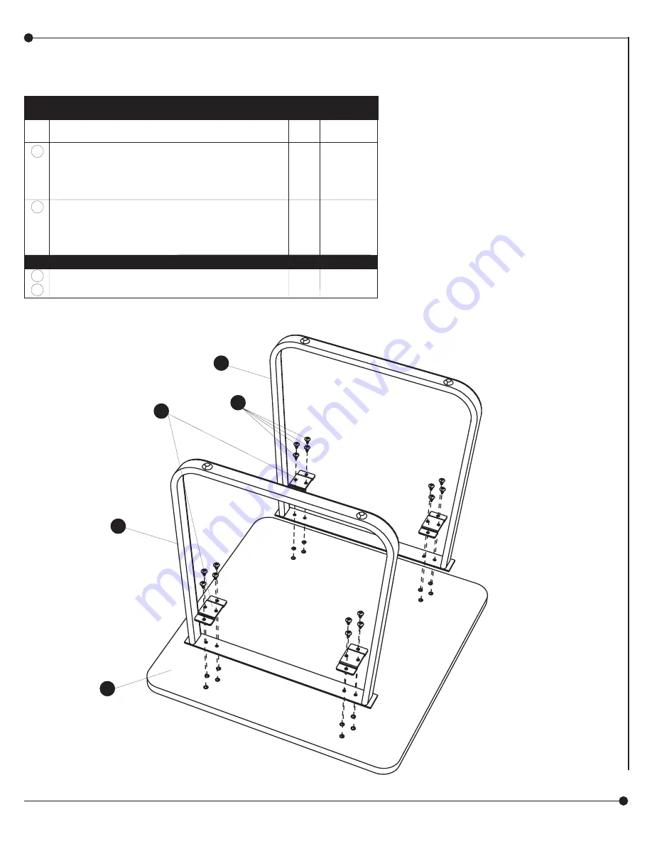 Safco Forge 7990 Assembly Instructions Download Page 2