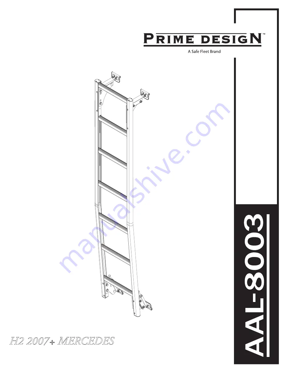 Safe Fleet Prime Design AAL-8003 Скачать руководство пользователя страница 1