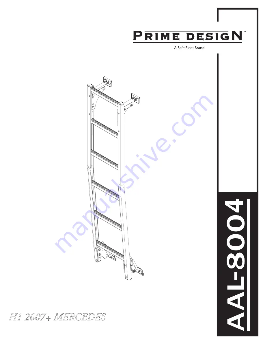 Safe Fleet PRIME DESIGN AAL-8004-BLK Скачать руководство пользователя страница 1