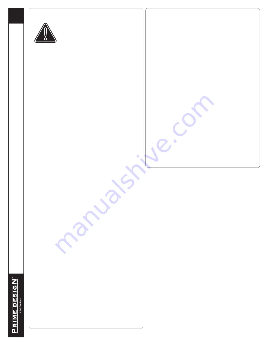 Safe Fleet PRIME DESIGN AAL-8015-BLK Manual Download Page 8