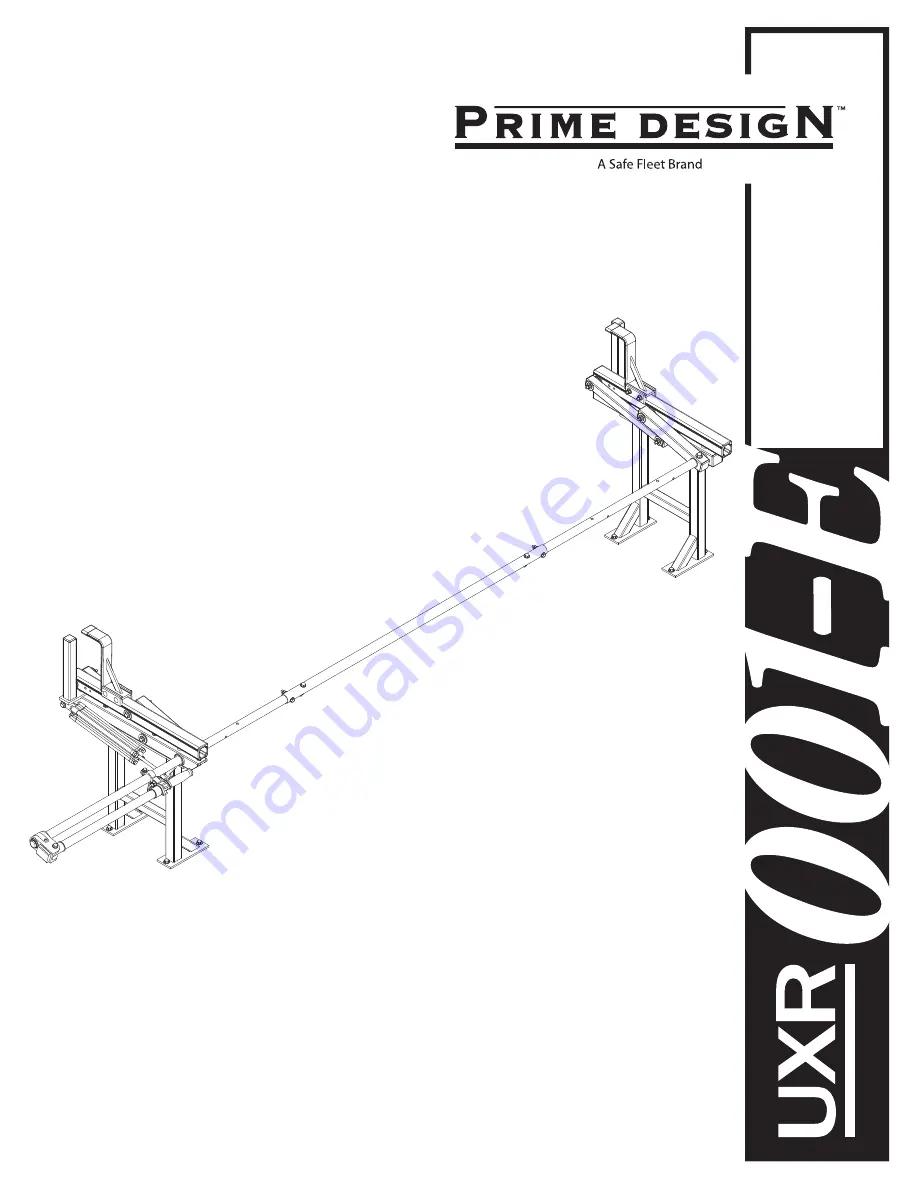 Safe Fleet PRIME DESIGN UXR-001-E Скачать руководство пользователя страница 1