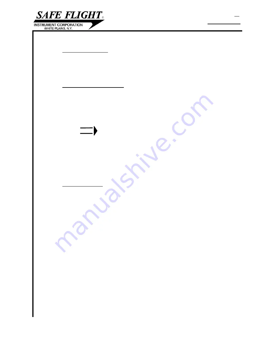 SAFE FLIGHT SCc Angle of Attack Manual Download Page 10