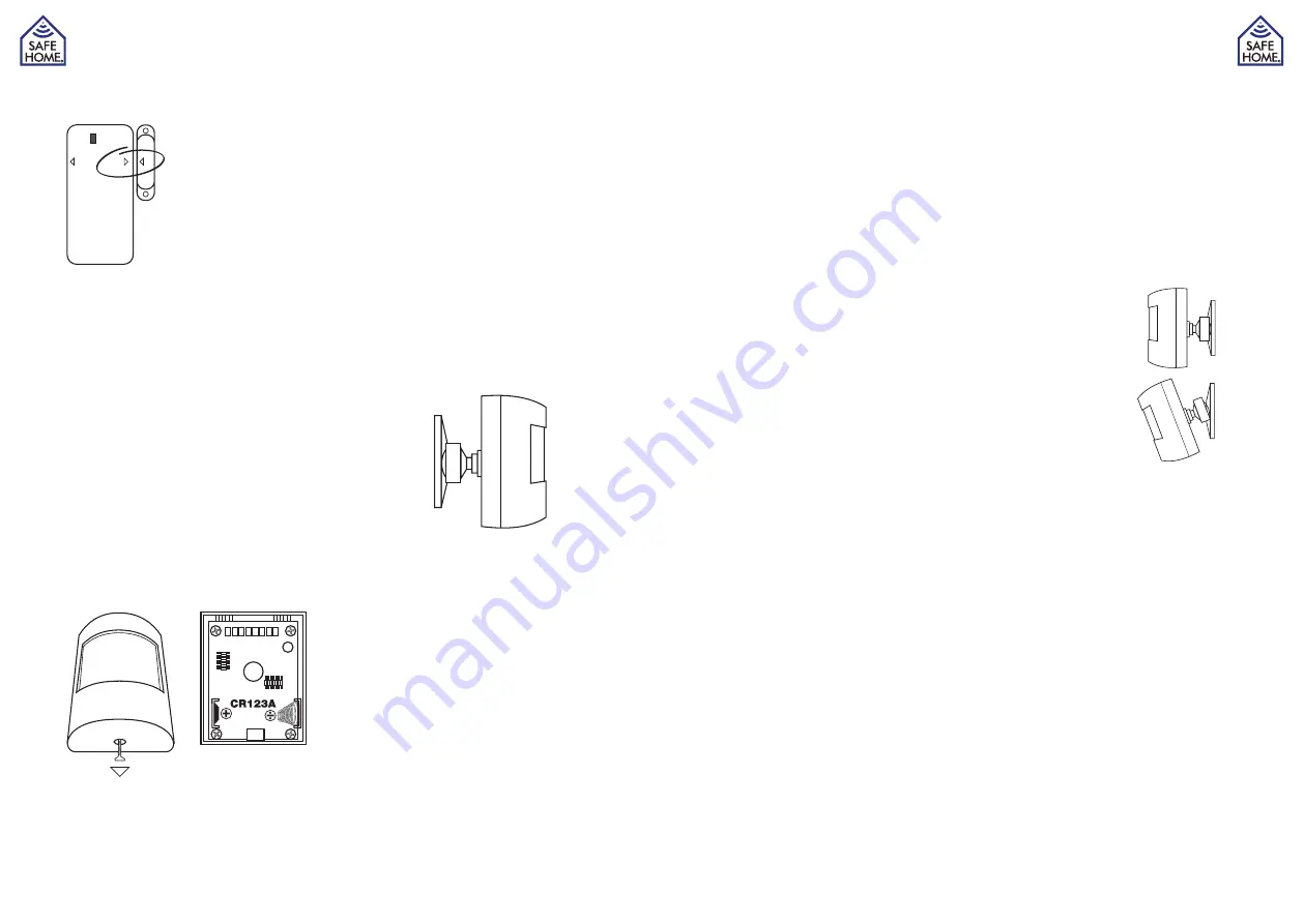 SafeHome WS200X User Manual Download Page 10