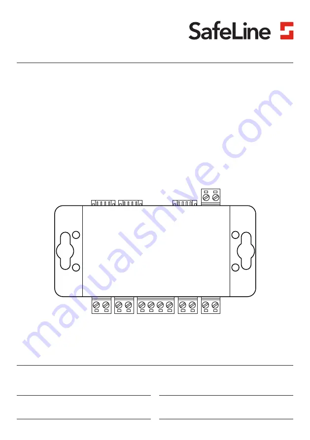 Safeline SL6-ADP Скачать руководство пользователя страница 1