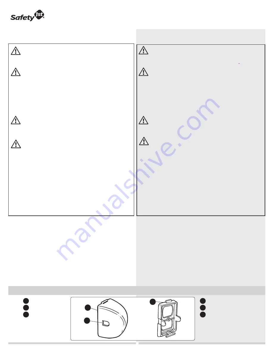 Safety 1st 10404 User Manual Download Page 1