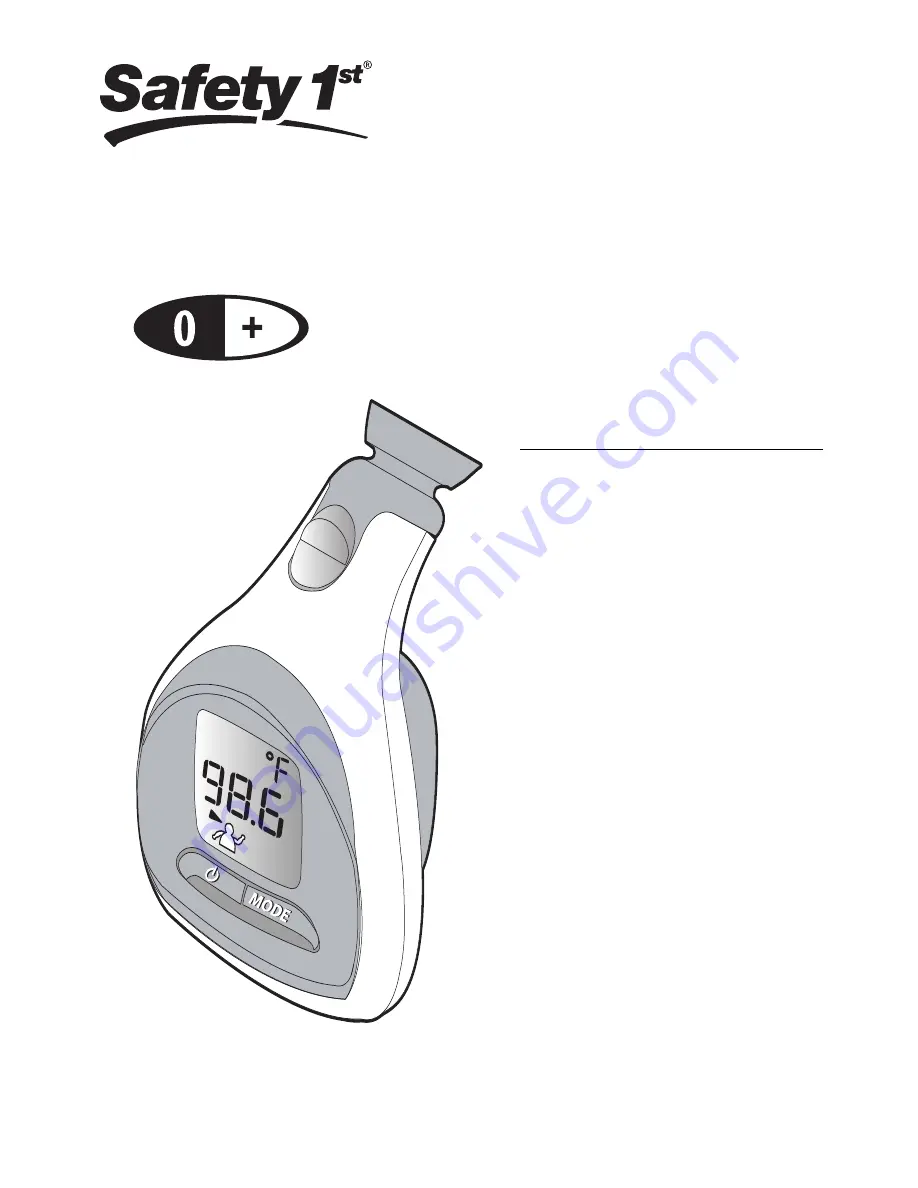 Safety 1st Accu-Touch 49529 User Manual Download Page 14