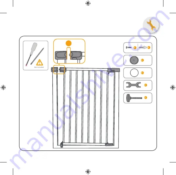 Safety 1st EASY CLOSE EXTRA TALL Instructions For Use Manual Download Page 5