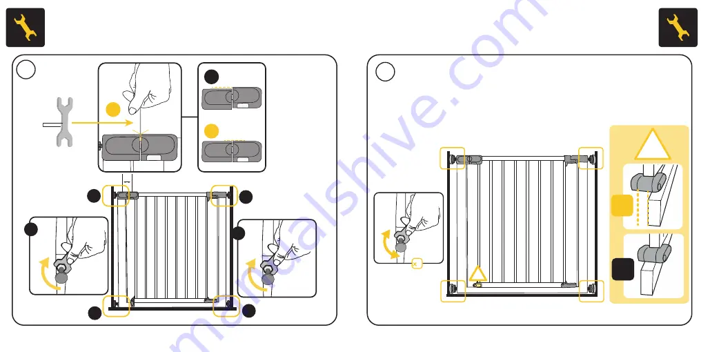 Safety 1st Easy Close Metal Quick Start Manual Download Page 6