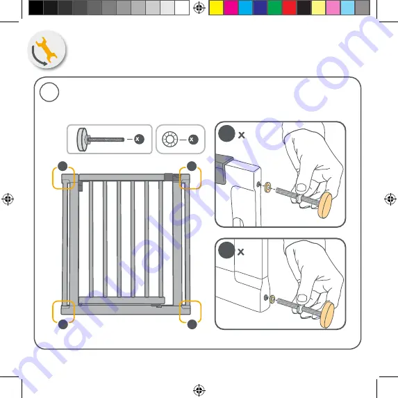 Safety 1st EASY-CLOSE WOOD Instructions Manual Download Page 6