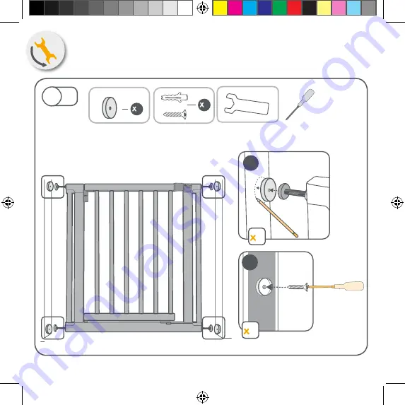 Safety 1st EASY-CLOSE WOOD Instructions Manual Download Page 8