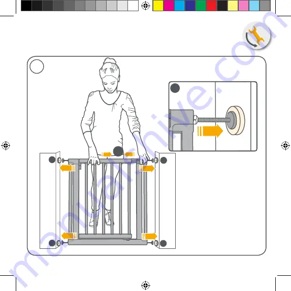 Safety 1st EASY-CLOSE WOOD Instructions Manual Download Page 9