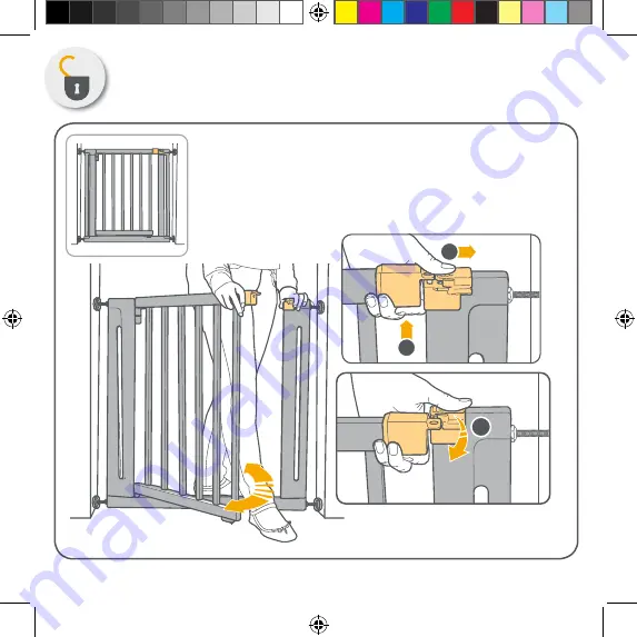 Safety 1st EASY-CLOSE WOOD Instructions Manual Download Page 12