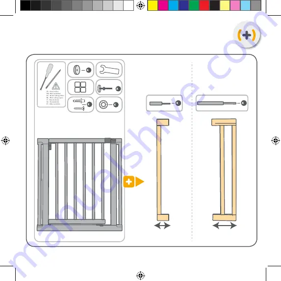 Safety 1st EASY-CLOSE WOOD Instructions Manual Download Page 15