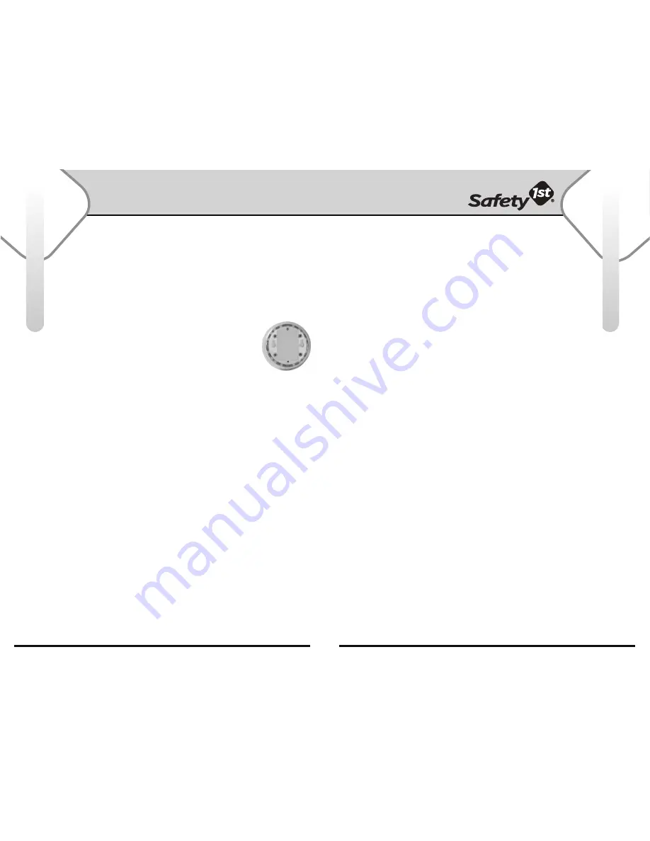 Safety 1st Genesis 08903 User Manual Download Page 7