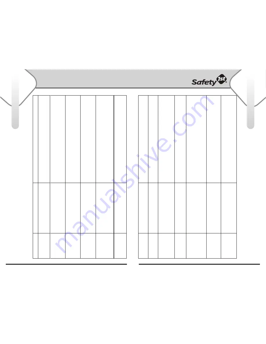 Safety 1st Genesis 08903 User Manual Download Page 8