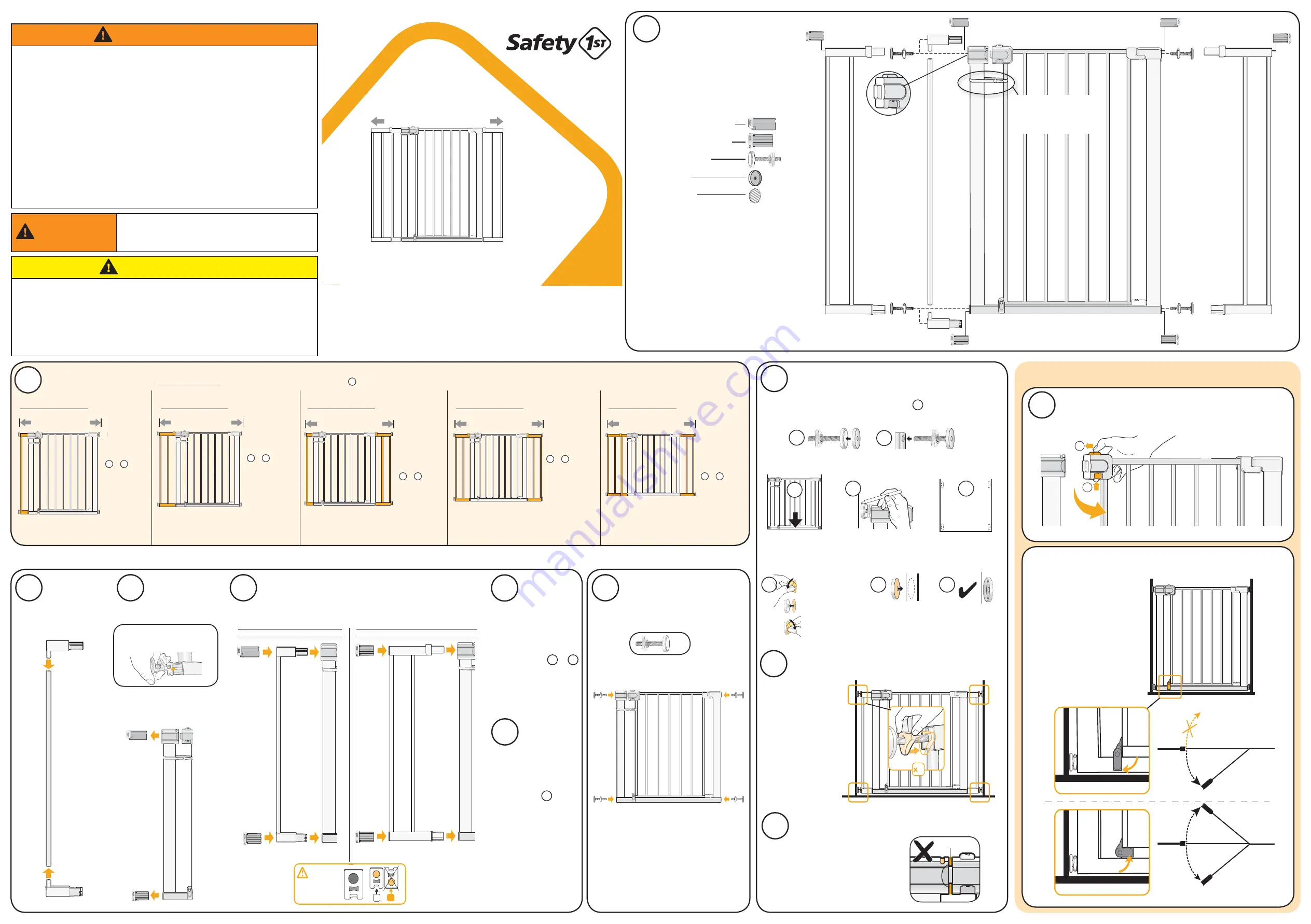 Safety 1st SecureTech GA106 Quick Start Manual Download Page 2