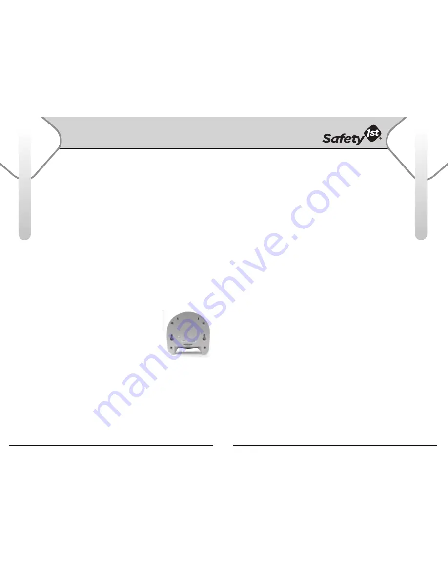 Safety 1st TechTouch MO140 User Manual Download Page 8