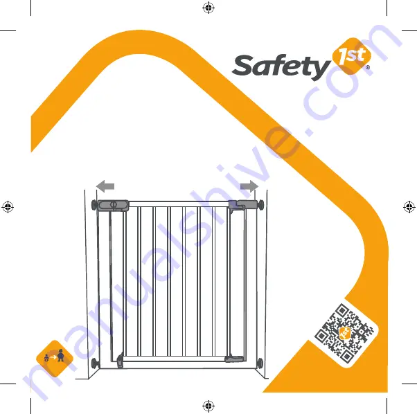 Safety 1st U Pressure Fit EASY CLOSE METAL Instructions For Use & Warranty Download Page 1