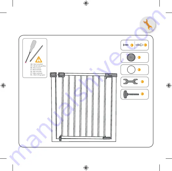 Safety 1st U Pressure Fit EASY CLOSE METAL Instructions For Use & Warranty Download Page 7