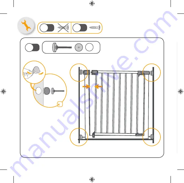 Safety 1st U Pressure Fit EASY CLOSE METAL Instructions For Use & Warranty Download Page 10