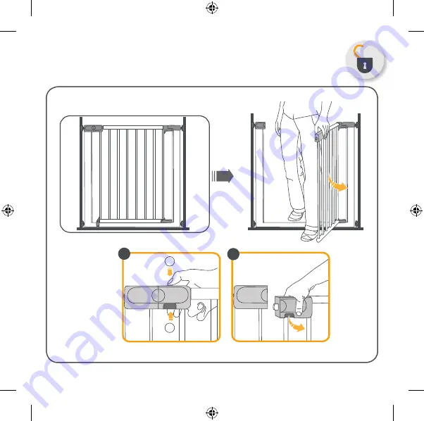 Safety 1st U Pressure Fit EASY CLOSE METAL Instructions For Use & Warranty Download Page 15