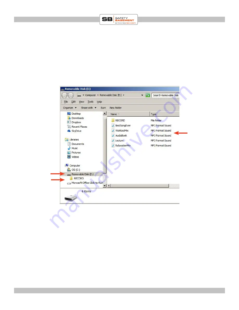 Safety Basement SB-MP0510 Instruction Manual Download Page 7