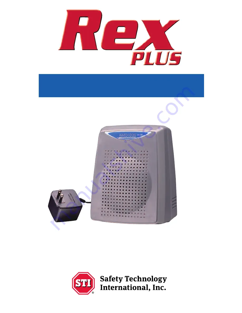 Safety Technology International REX PLUS ED-50 Скачать руководство пользователя страница 1