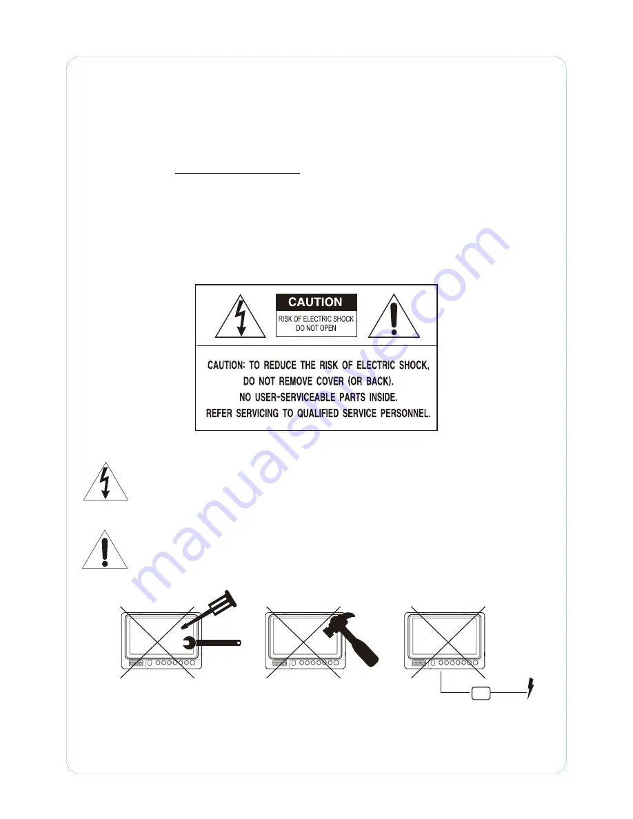 Safety Vision SV-LCD70A Скачать руководство пользователя страница 2