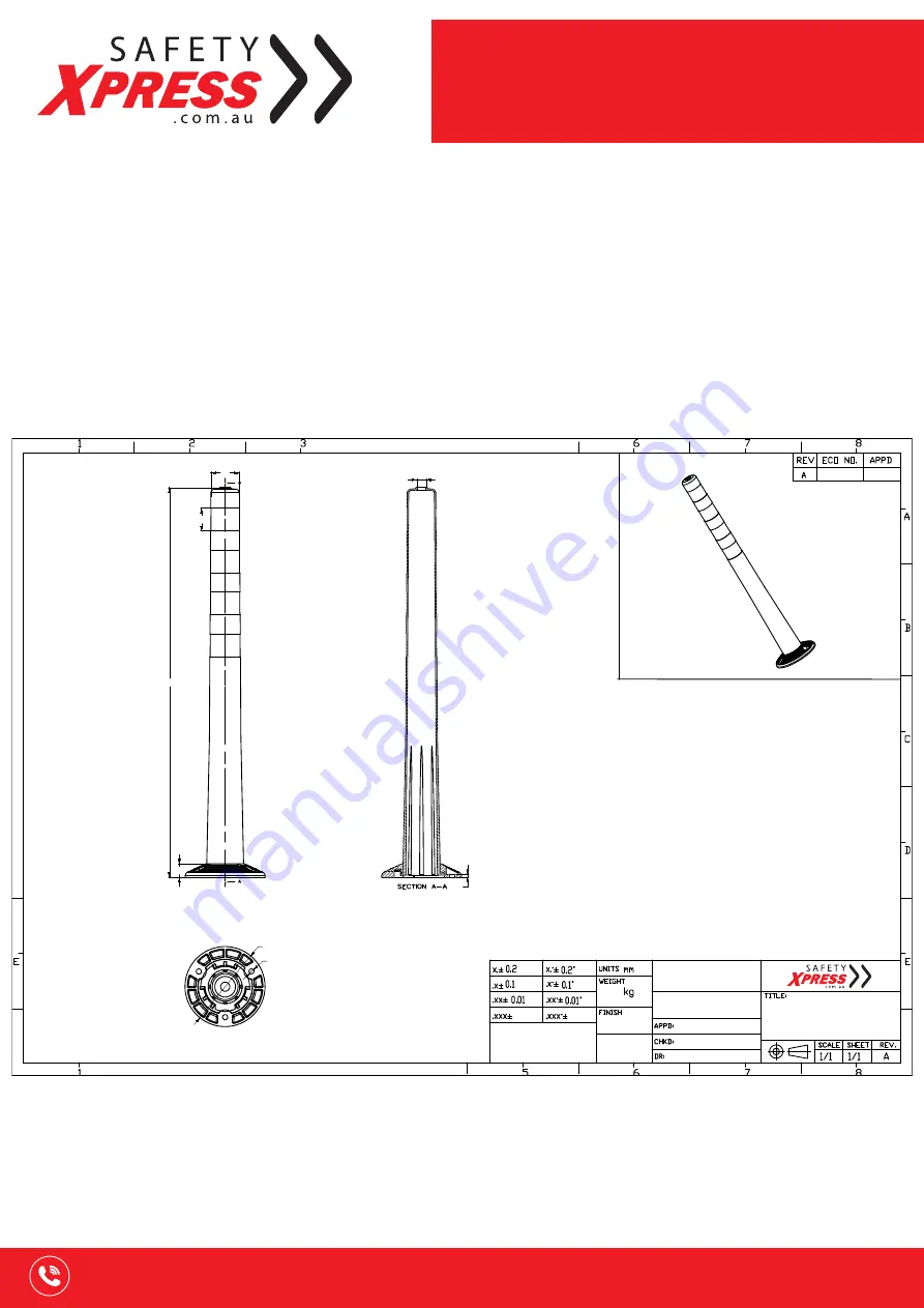 Safety Xpress BOLSF100Y Скачать руководство пользователя страница 2