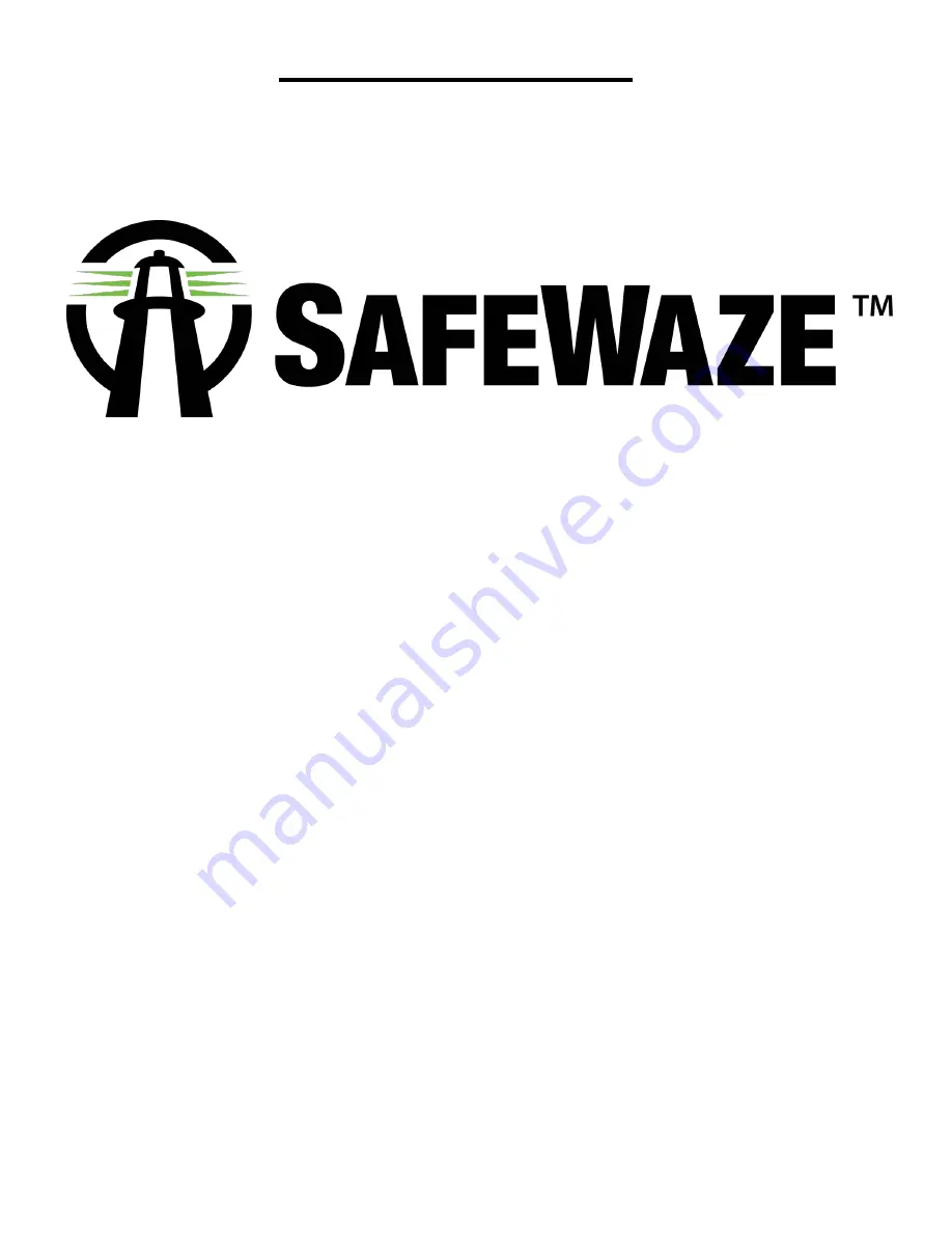 SafeWaze FS-EX330-LERF Instructions Manual Download Page 17