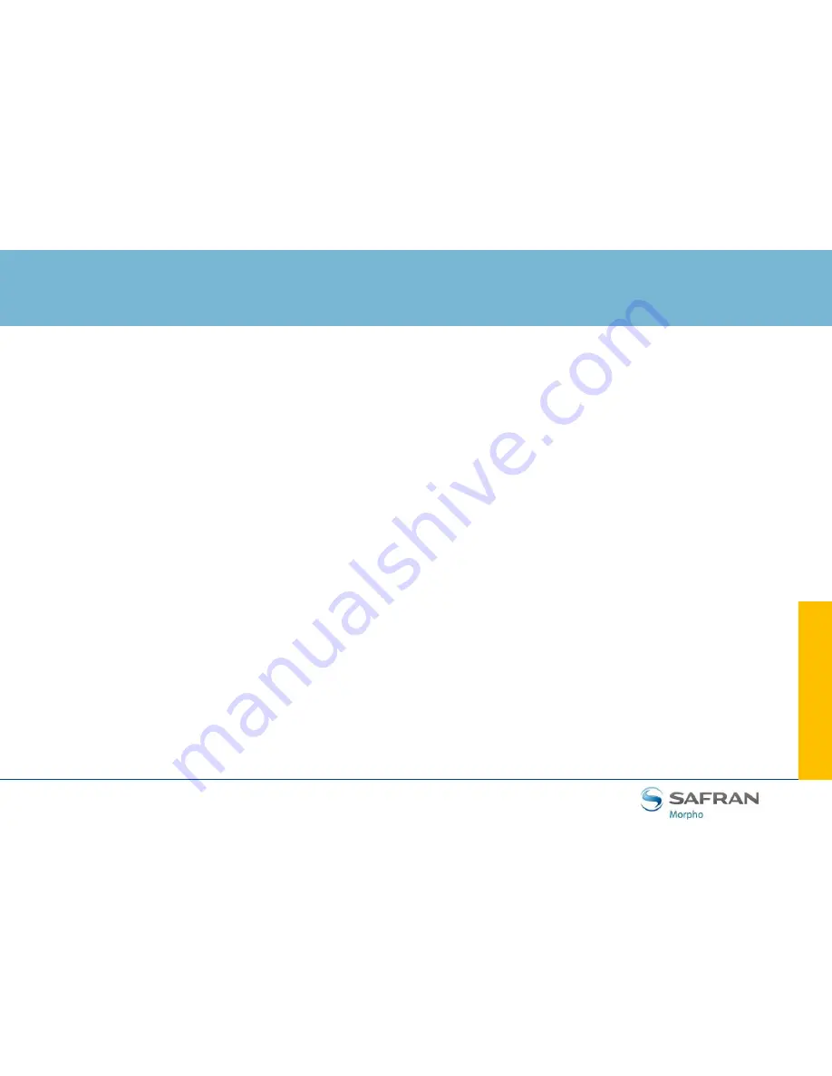 Safran morphoaccess sigma lite Quick User Manual Download Page 21