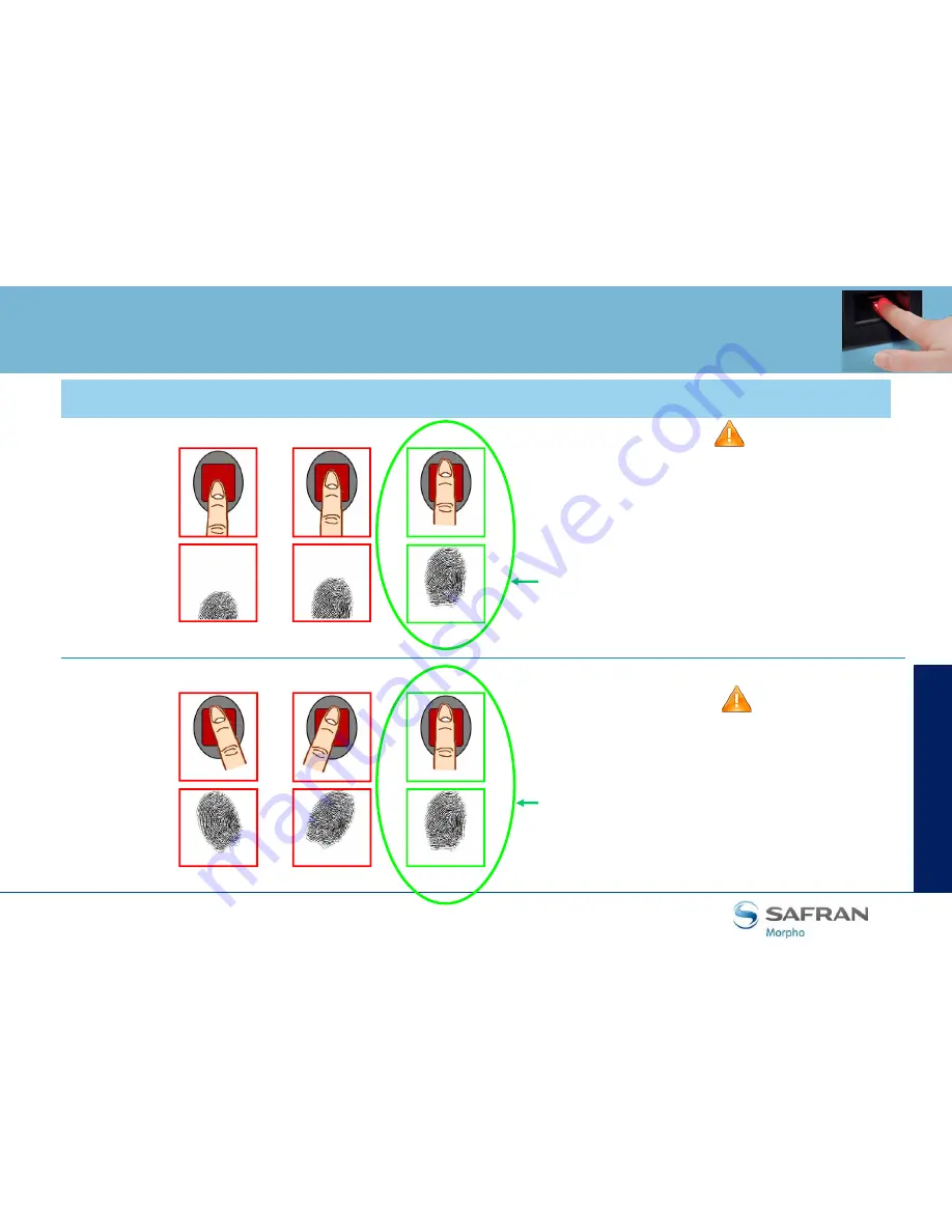 Safran morphoaccess sigma lite Quick User Manual Download Page 23