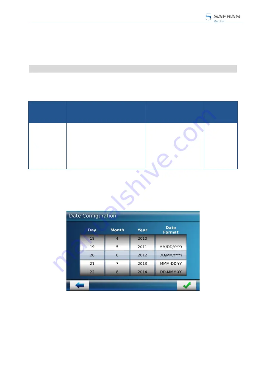 Safran MorphoAccess SIGMA Series Administration Manual Download Page 51