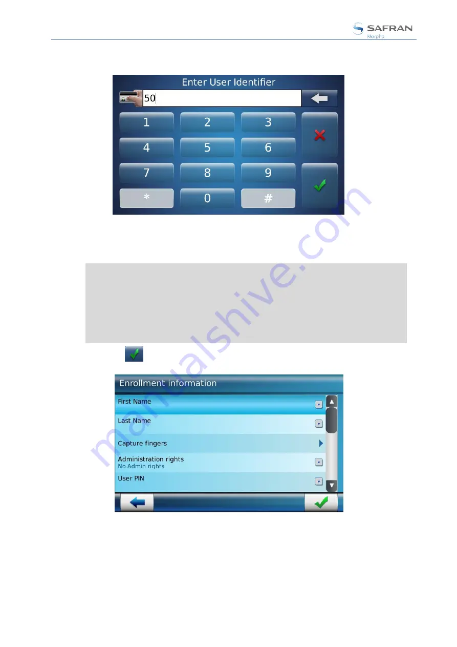 Safran MorphoAccess SIGMA Series Administration Manual Download Page 82