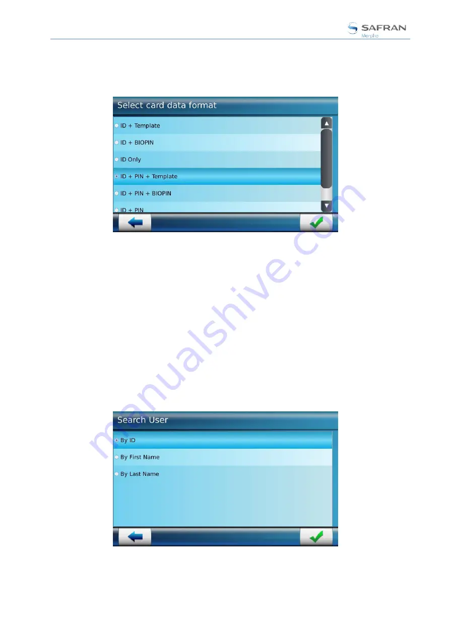 Safran MorphoAccess SIGMA Series Administration Manual Download Page 113