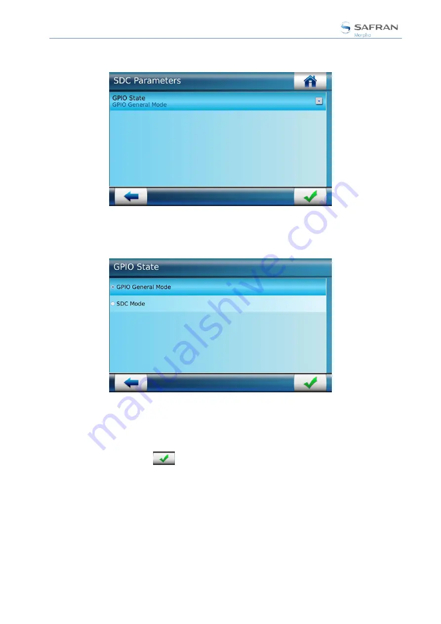 Safran MorphoAccess SIGMA Series Administration Manual Download Page 164