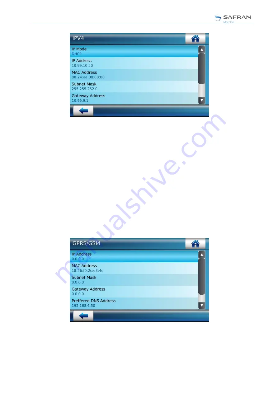 Safran MorphoAccess SIGMA Series Administration Manual Download Page 282