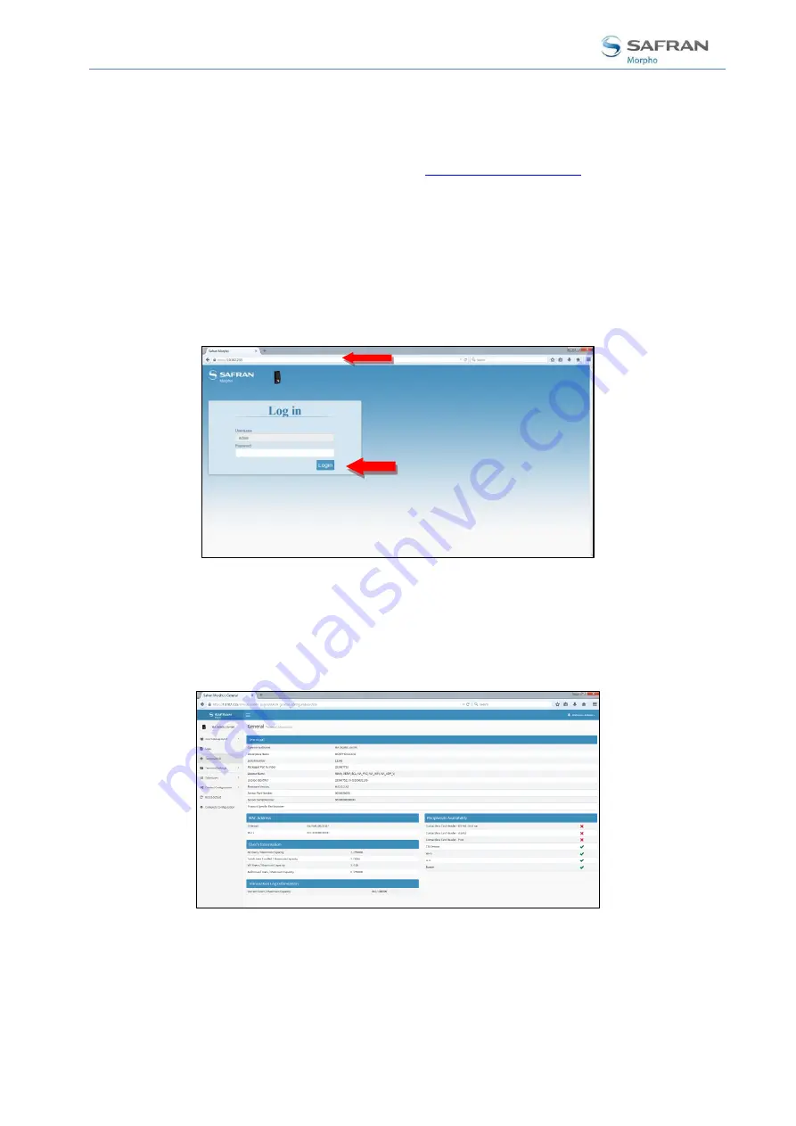 Safran MorphoAccess SIGMA Series Administration Manual Download Page 314