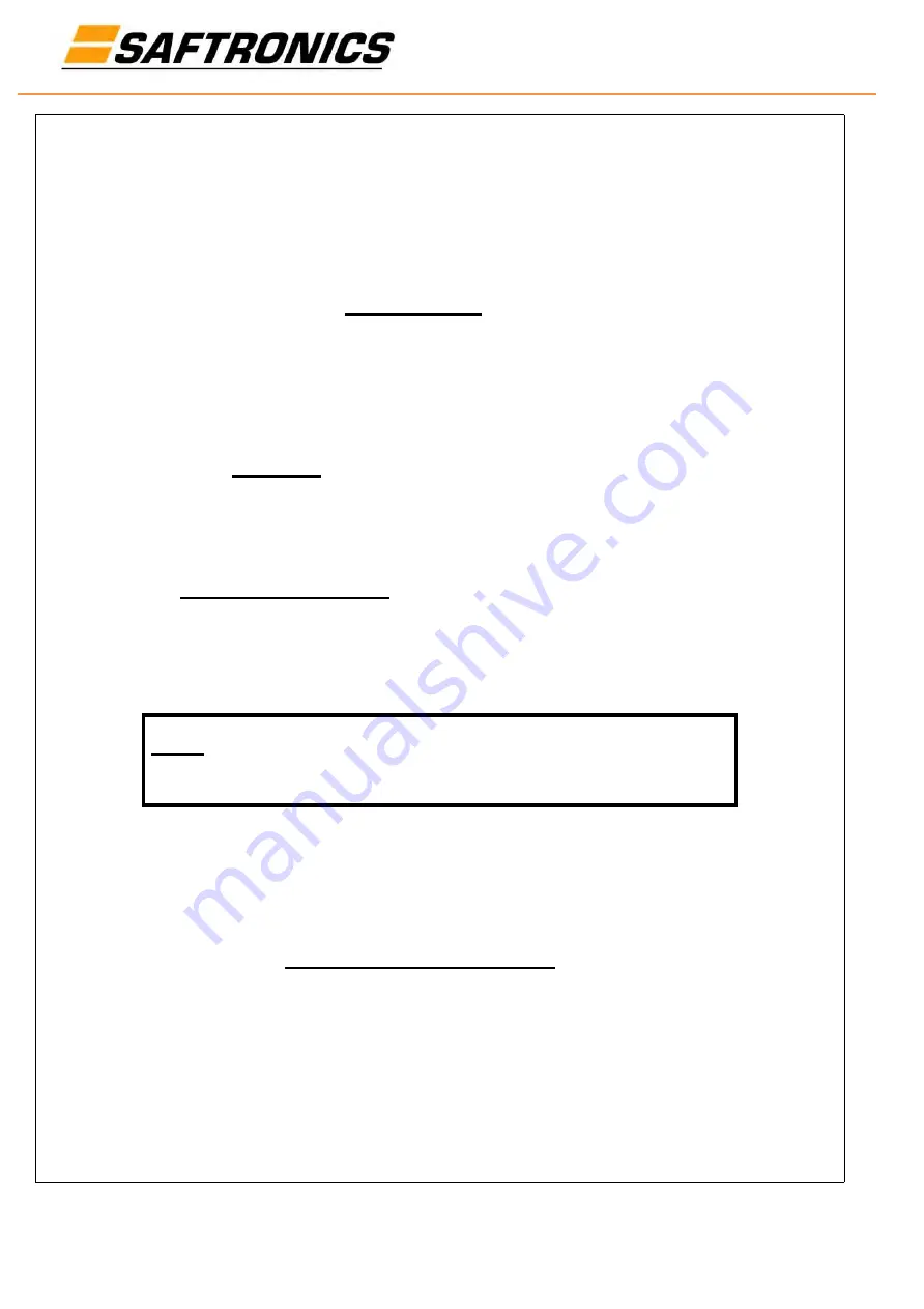 Saftronics SH6 Series Manual Download Page 6