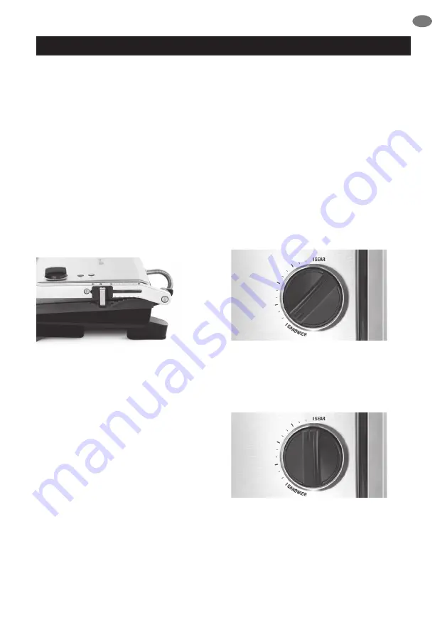 Sage the Adjusta Grill & Press SGR250BSS4EEU1 User Manual Download Page 33