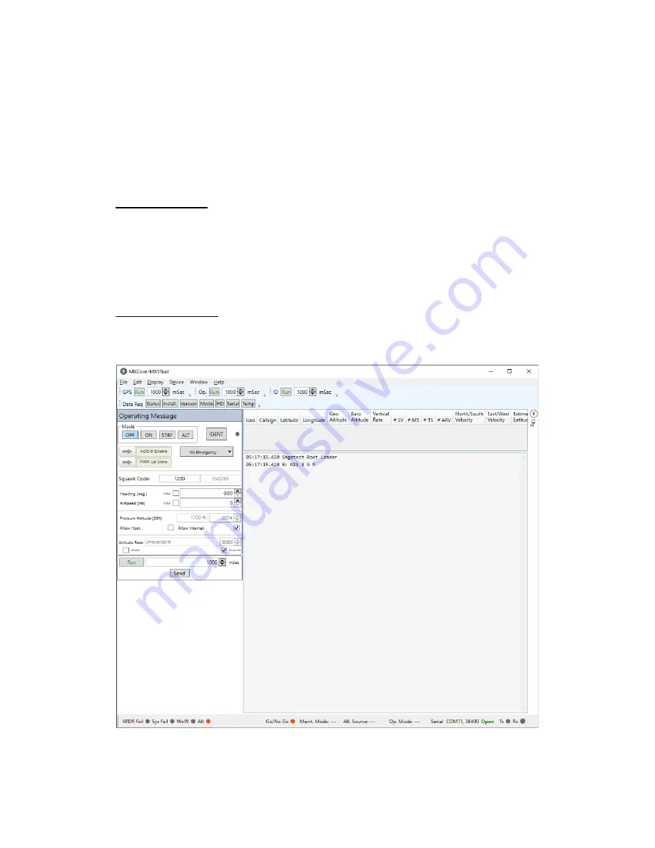 Sagetech MXS Installation Manual Download Page 33