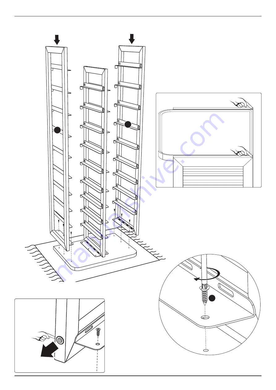 SAGITINE NEW YORK 20 BOX STAND Скачать руководство пользователя страница 3