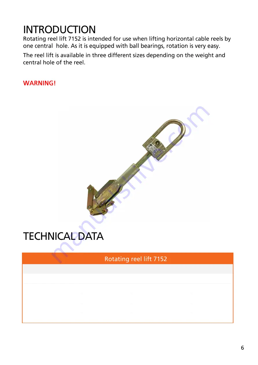 SAHLINS 7152 Series Manual Download Page 6