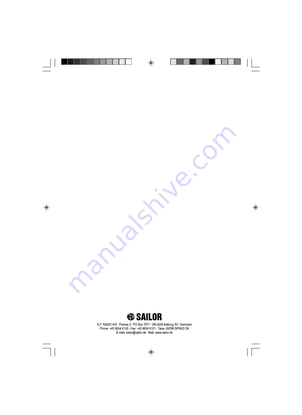 Sailor BP4680 Technical Manual Download Page 2